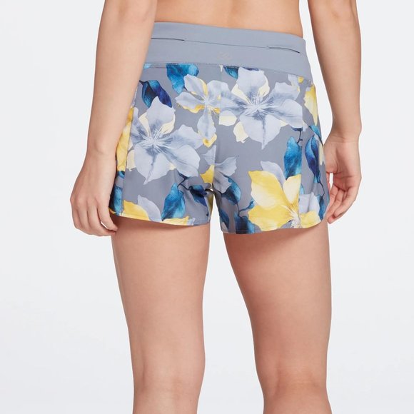 NWT CALIA Women's Anywhere Printed Petal Hem Shorts - Picture 2 of 9